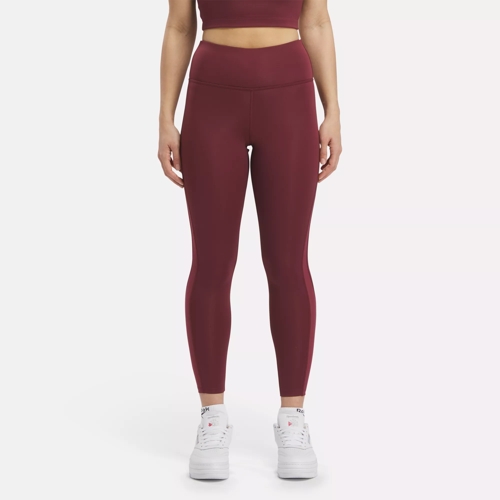 ID Train Mesh Leggings - Classic Maroon