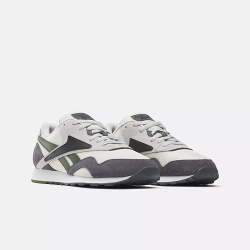 Reebok Classic Nylon Plus White & Black Shoes