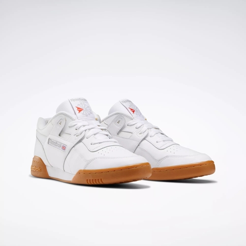 Workout Plus Shoes - White / Carbon / Classic Red / Reebok Royal