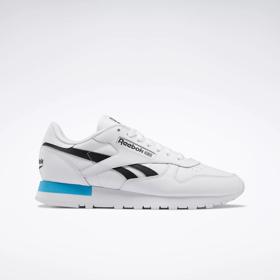 Leather Pump Shoes - Ftwr White / Vector Blue / Vector Red | Reebok