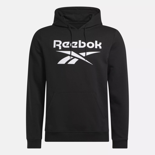 Sudaderas Reebok  Sudadera Reebok Identity Logo Fleece Pullover (Talla  Grande) Medium Grey Heather Mujer — Chelannigans