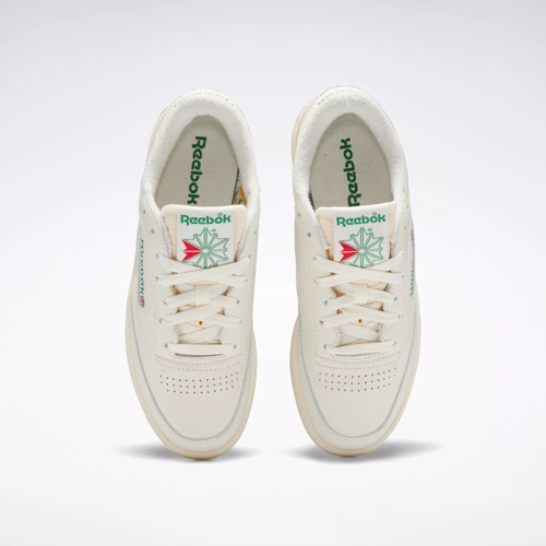 Especialmente Error Caballero Club C 85 Vintage Women's Shoes - Chalk / Alabaster / Glen Green | Reebok