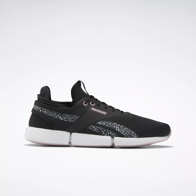 Womens black shop reebok shoes