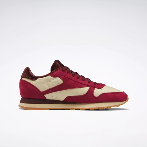 chance dome auktion Classic Leather Shoes - Triathlon Red / Straw S18-R / Burnt Sienna | Reebok