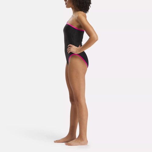 Basic One-Piece Swimsuit with Low Scoop Back