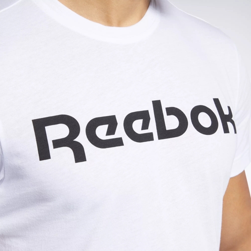 White Reebok Gs Read Linear Tee - | Reebok