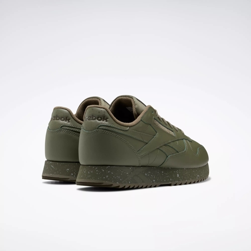 Leather Ripple Shoes - Hunter Green / Pure Grey 3 / Army Green | Reebok