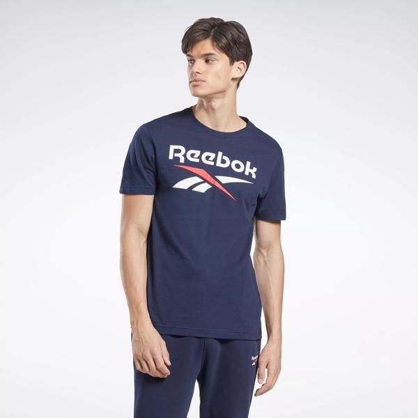 fusionere Ekspression bus Reebok Identity Big Logo T-Shirt - Vector Navy / Vector Navy | Reebok