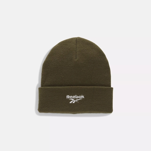 Reebok Apparel Men Knit Cuffed Beanie BLACK