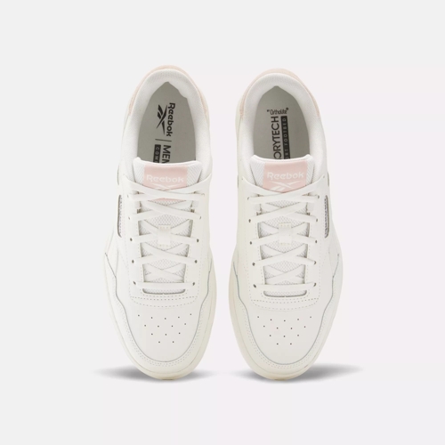 Buy Reebok Classics Womens Reebok Court Advance Trainers White/Rose/Stucco