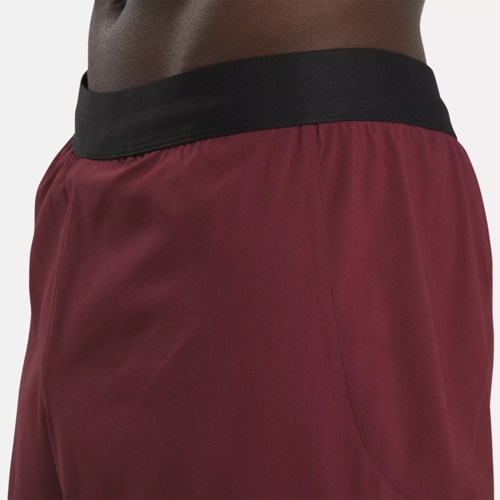 Reebok Apparel Men Speed 3.0 Two-in-One Shorts BLACK