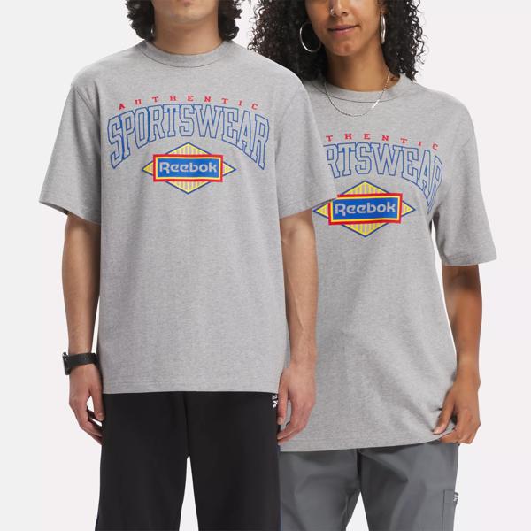 Classics Sporting Goods T-Shirt - Medium Grey Heather | Reebok