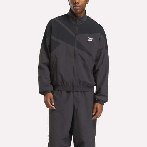 Obey black windbreaker hotsell