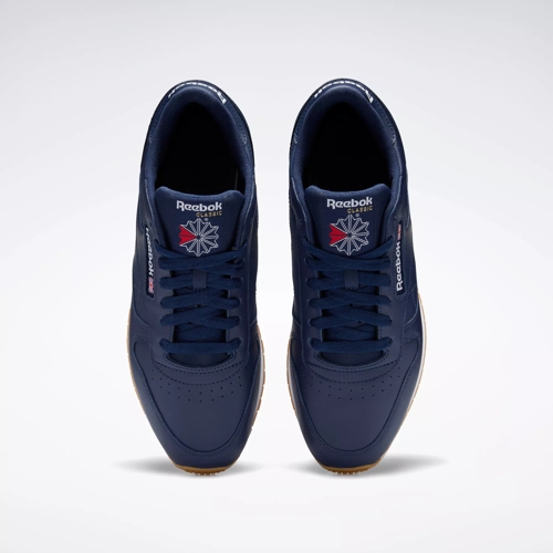 Classic Leather Shoes Reebok / Gum-03 Rubber / White Reebok Ftwr Navy Vector | 