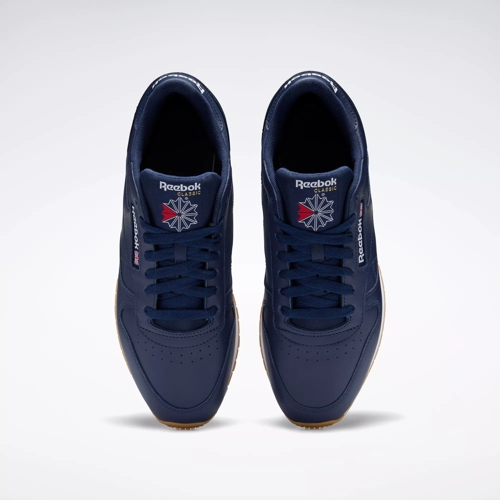 Classic Leather Shoes - Vector Navy / Ftwr White / Reebok Rubber Gum-03