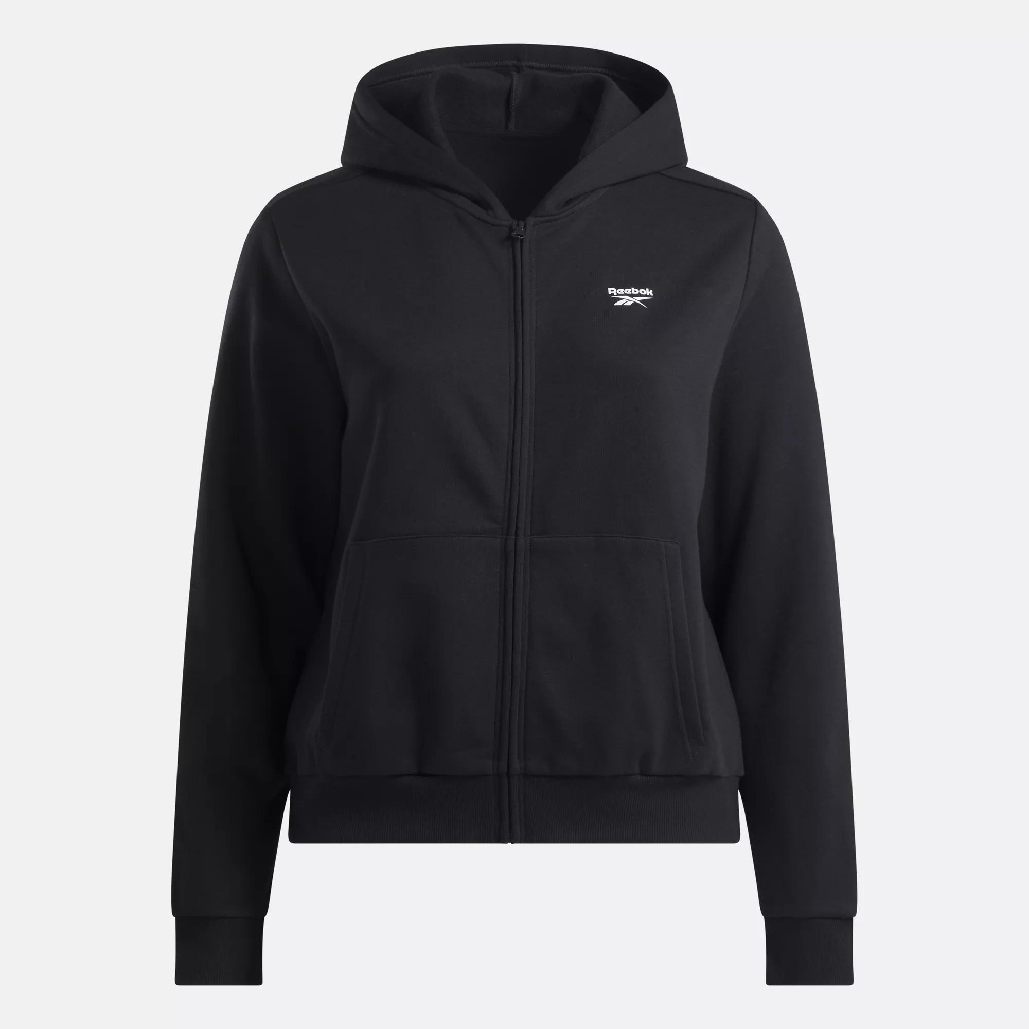 Reebok Reebok Identity Small Logo Fleece Full-zip Sweatshirt (plus