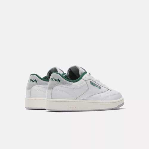 Reebok club c store 85 white green womens