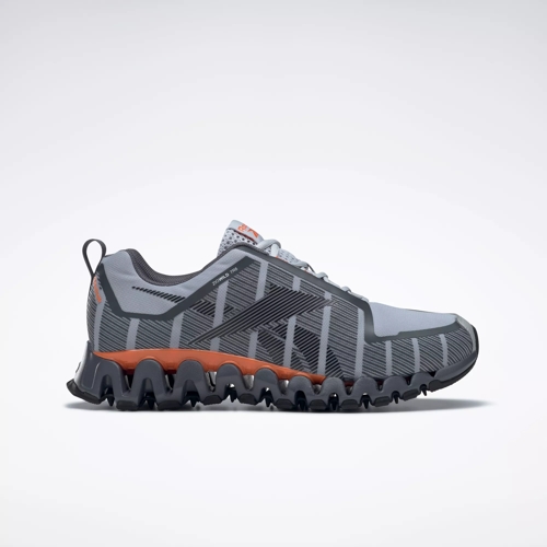 ZigWild Trail 6 Men's Shoes - Pure Grey 3 / Pure Grey 7 / Smash Orange S23-R Reebok