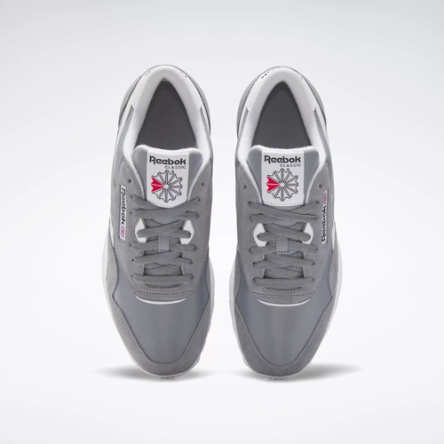 Grey reebok hot sale classics mens