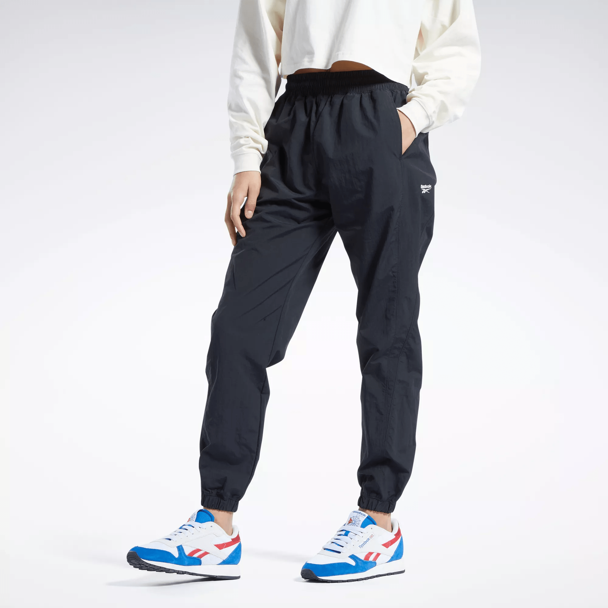 Shop Reebok Women's Classics Franchise Track Pants In Black