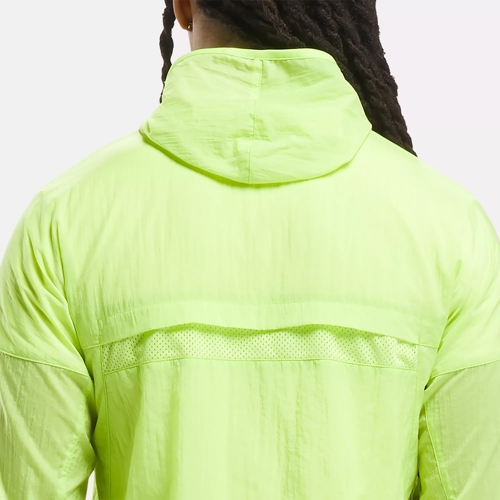 Running Hooded Jacket - Laser Lime