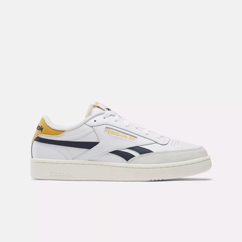 Club C Revenge Men's Shoes - White / Vector Navy / Retro Gold | Reebok