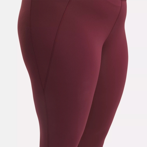 Reebok Id Train Allover Print Capri Leggings Xl Classic Maroon