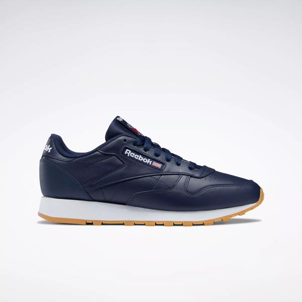 Men's sneakers and shoes Reebok Classic Leather Core Black/ Pure Grey 5/  Gum