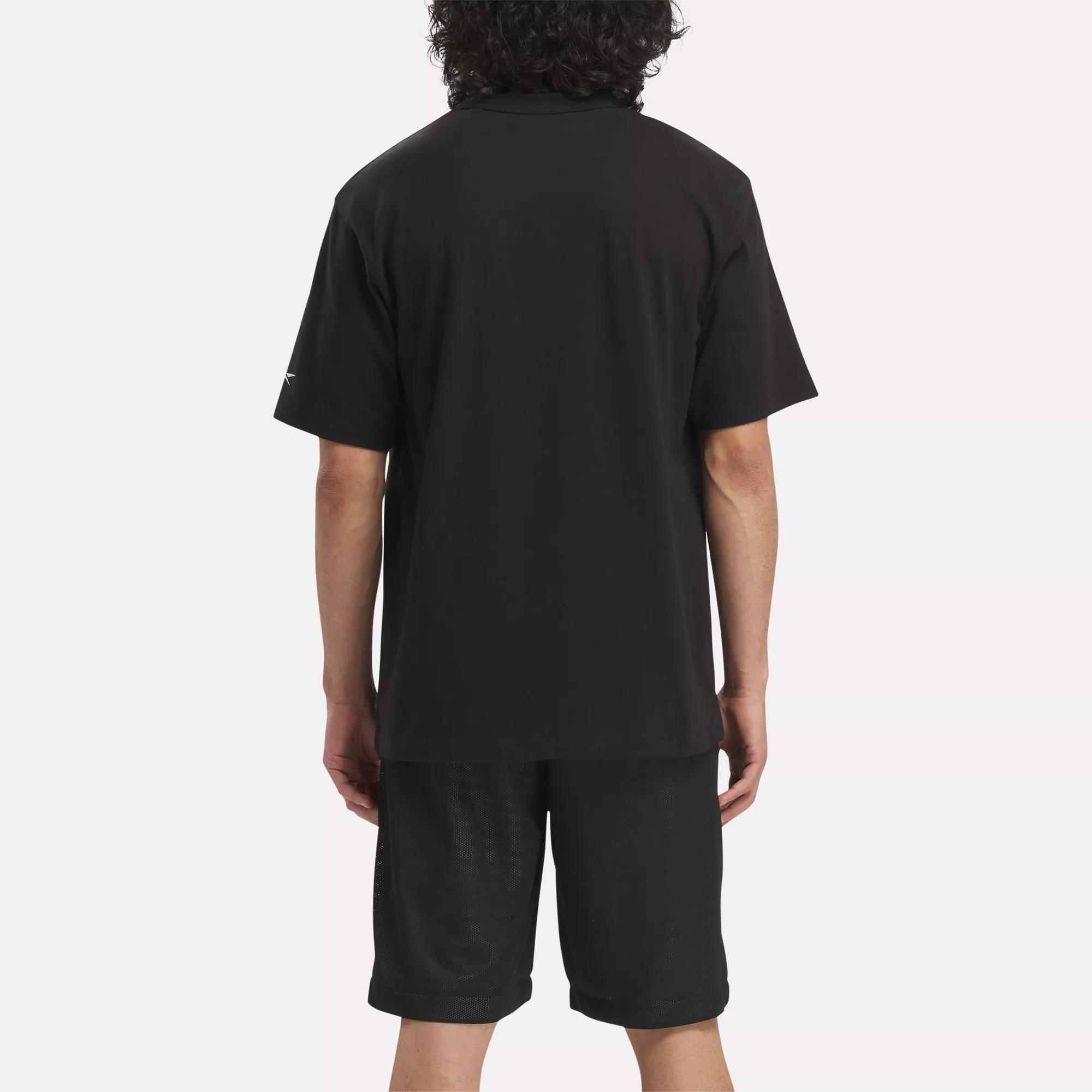 Basketball Pump Graphic T-Shirt - Black | Reebok