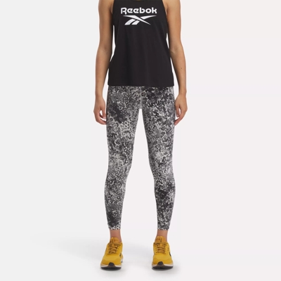 Reebok Lux High - Reebok Classics Ampla Camiseta De Manga Curta Ribbed -  Rise 2.0 Modern Safari Women's Leggings Black HS7776