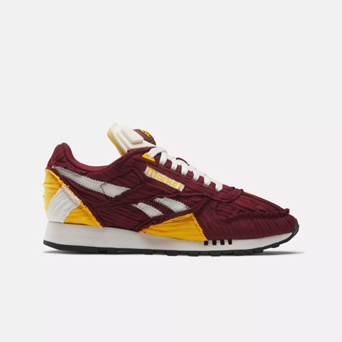 MARKET Classic Leather Pump Shoes - Classic Burgundy / Collegiate Gold /  Chalk