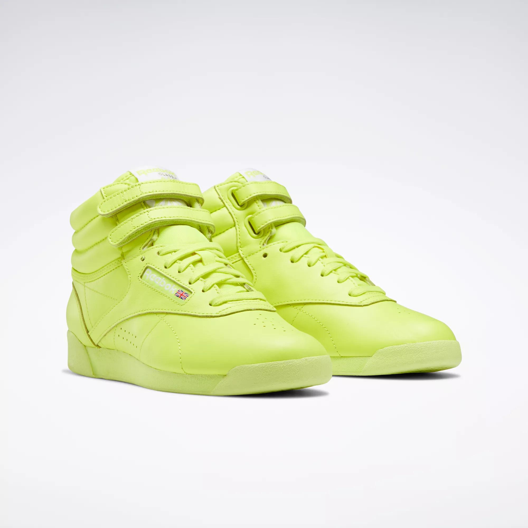 Iniciativa Regresa Espolvorear Freestyle Hi Women's Shoes - Solar Acid Yellow / Solar Acid Yellow / Ftwr  White | Reebok