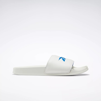 Reebok slides black hot sale