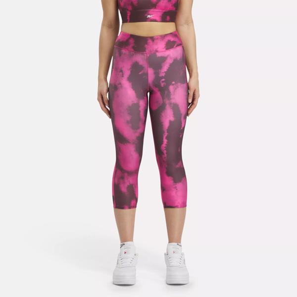 ID Train Allover Print Capri Leggings - Vector Blue