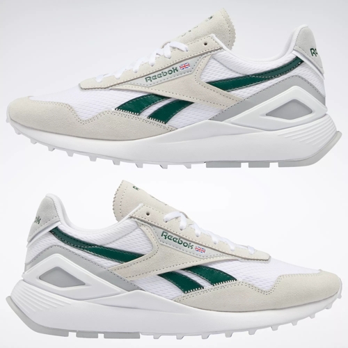 Classic Leather Legacy Shoes - Ftwr White Dark Green / Pure 3 | Reebok