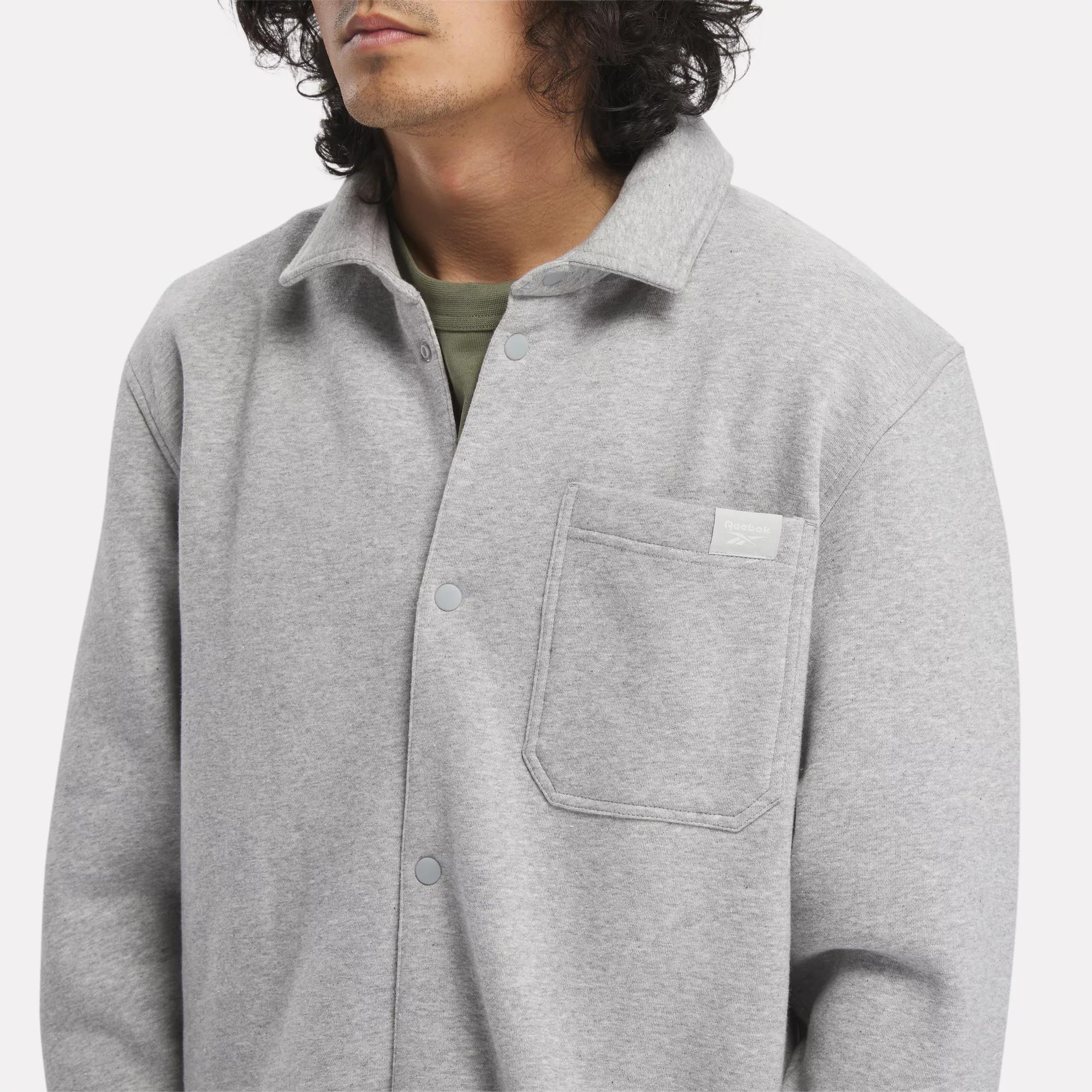 work fleece overshirt