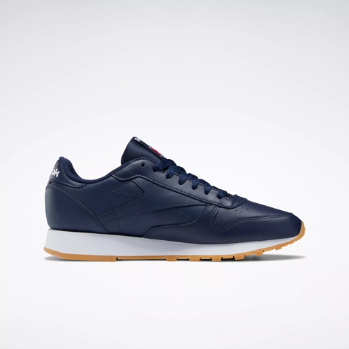 Reebok Footwear Men Classic Leather Shoes Cdgry6/Blusla/Cblack