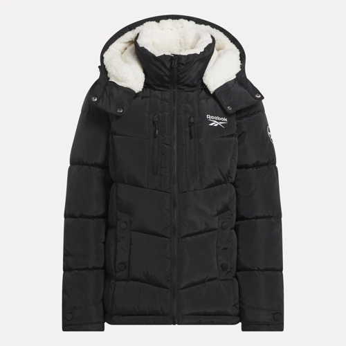 Reebok Women s Puffer Jacket in Black Size S Shop Gifts for Her