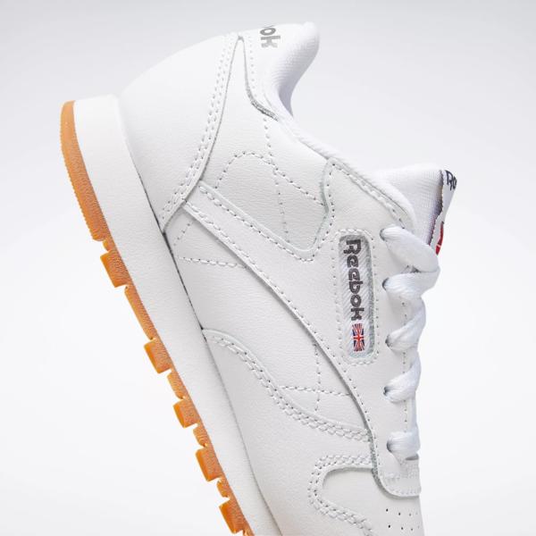 Classic Leather Shoes Preschool White Reebok