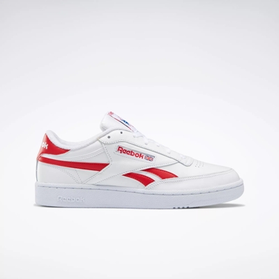 Shoes C / Ftwr White / Red - Ftwr Club Vector | Reebok Revenge White