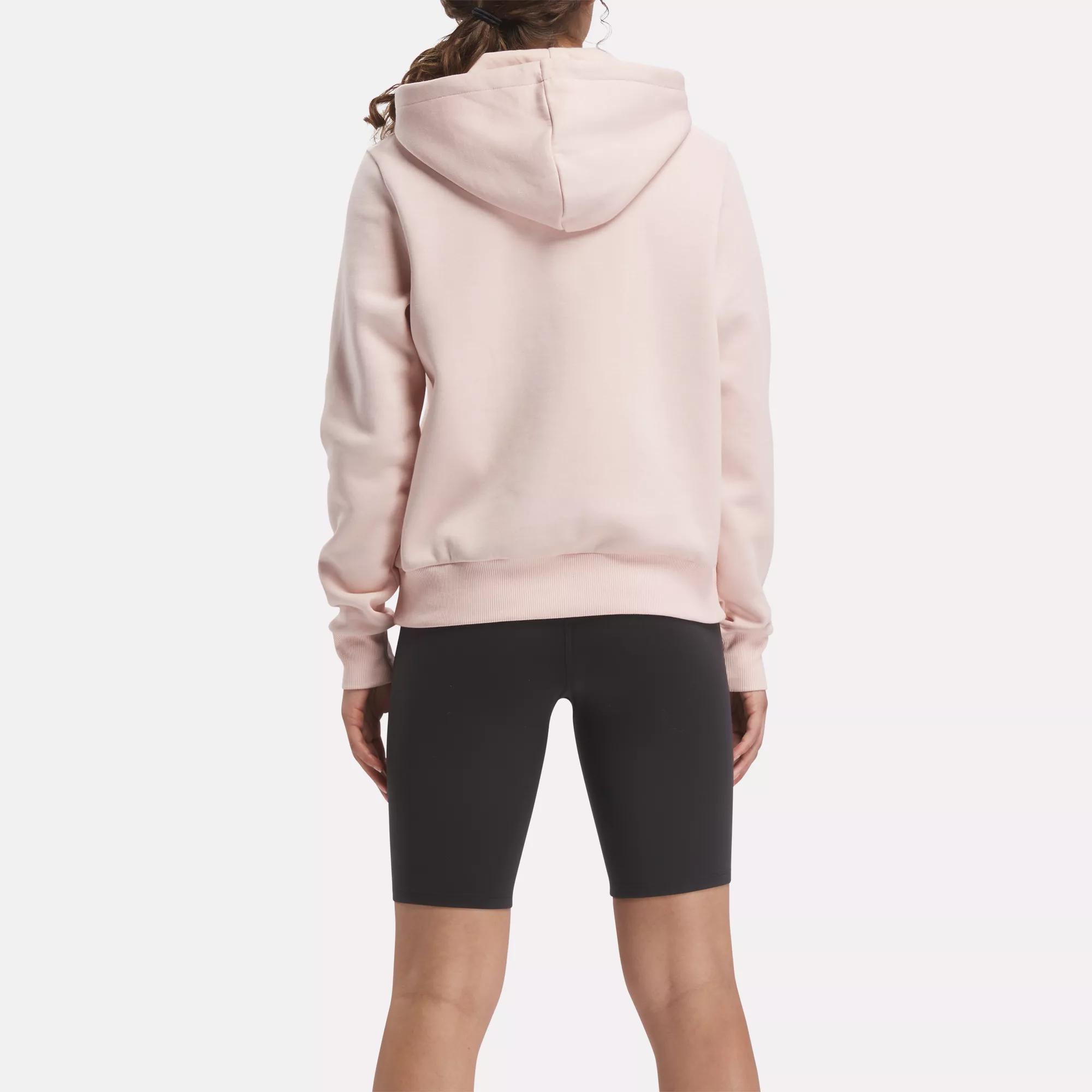 Pink on sale reebok hoodie