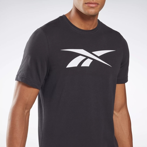 Camiseta Reebok TE Vector Logo Gris Hombre