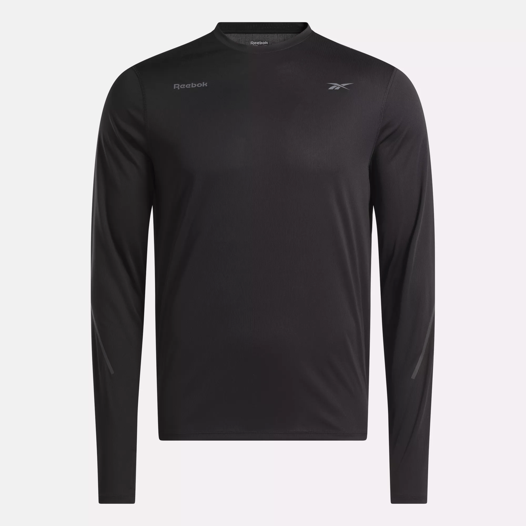 Reebok Speed Long Sleeve T-shirt In Black