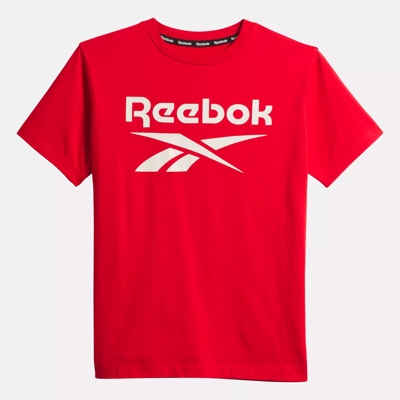 Red white and blue cheap reebok shirt