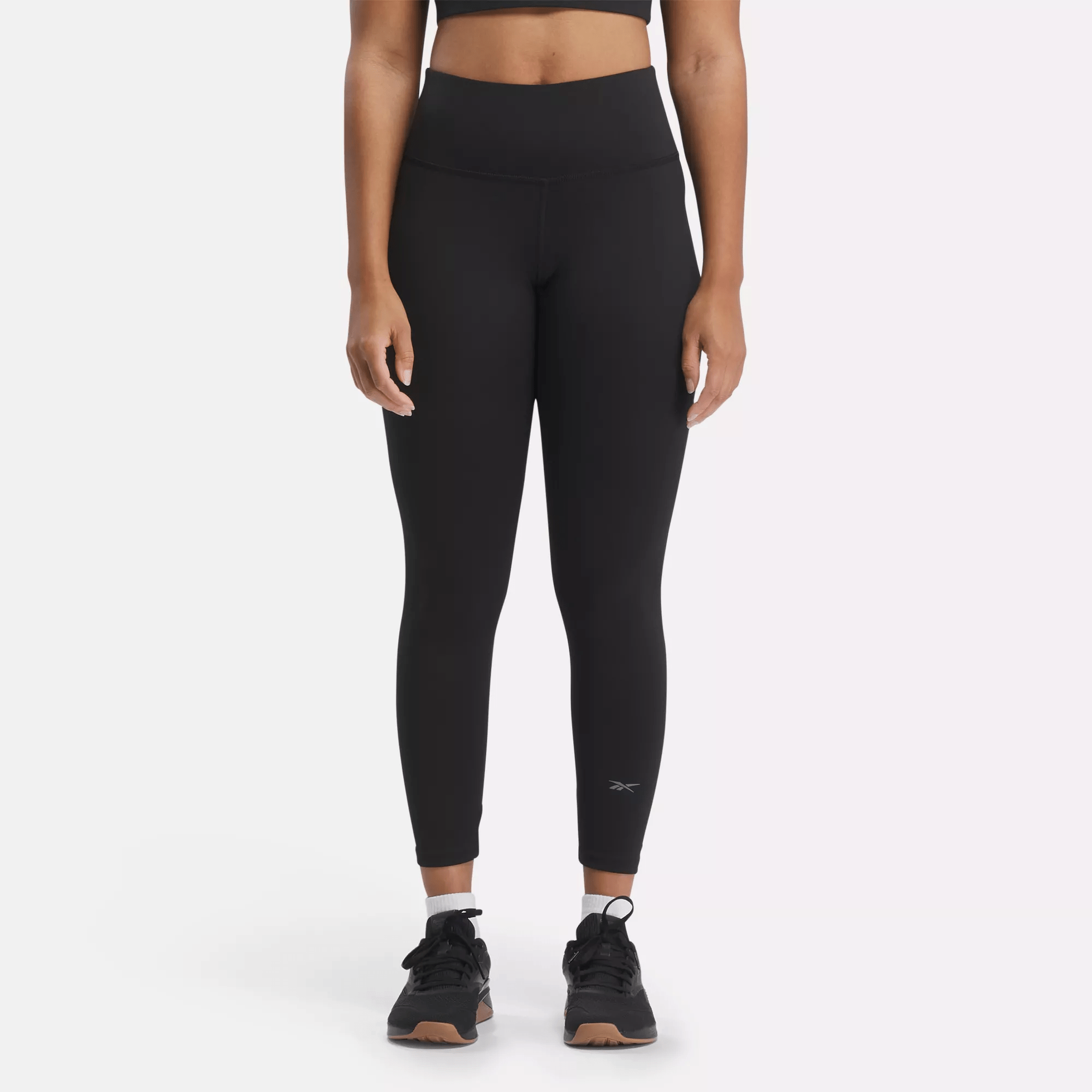 Shop Reebok Women's Active Collective Dreamblend 7/8 Leggings In Black