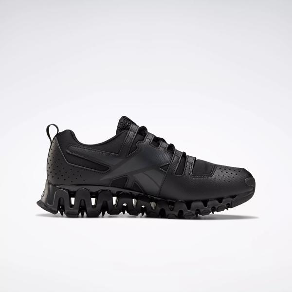 Black reebok similiar zigtech shoes