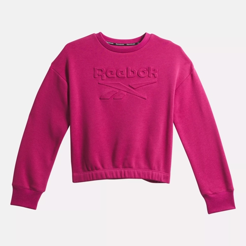 Reebok classics big logo cheap fleece crew