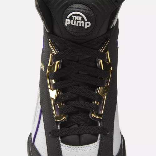 Shaq Attaq Shoes - White / Core Black / Gold Metallic | Reebok