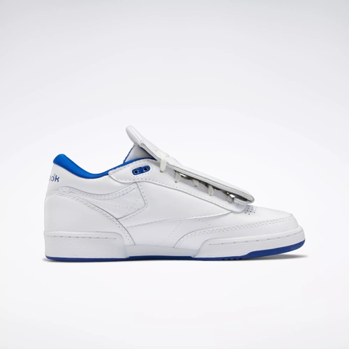 Reebok Club C Mid II Vintage White Bright Cobalt Men's - H69121 - US