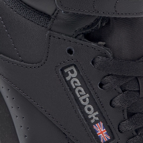 Black high top store reebok womens